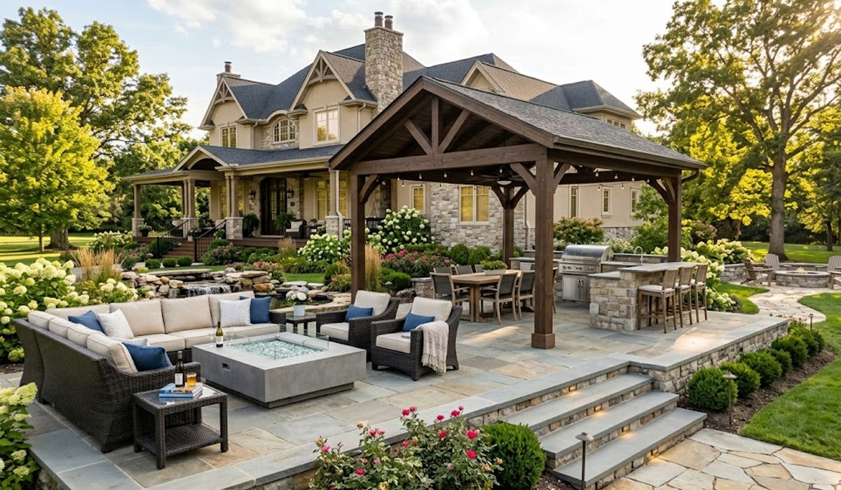 The Estate Patio & Timber Pavilion Oasis